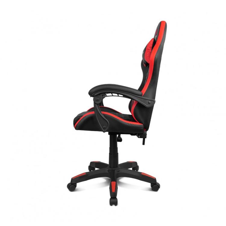 DRIFT - DR35BR silla para videojuegos Silla para videojuegos de PC Asiento acolchado Negro, Rojo