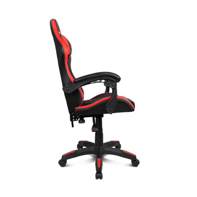 DRIFT - DR35BR silla para videojuegos Silla para videojuegos de PC Asiento acolchado Negro, Rojo