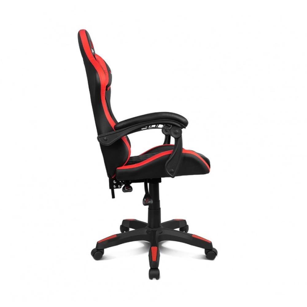 DRIFT - DR35BR silla para videojuegos Silla para videojuegos de PC Asiento acolchado Negro, Rojo