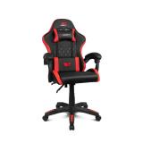 DRIFT - DR35BR silla para videojuegos Silla para videojuegos de PC Asiento acolchado Negro, Rojo