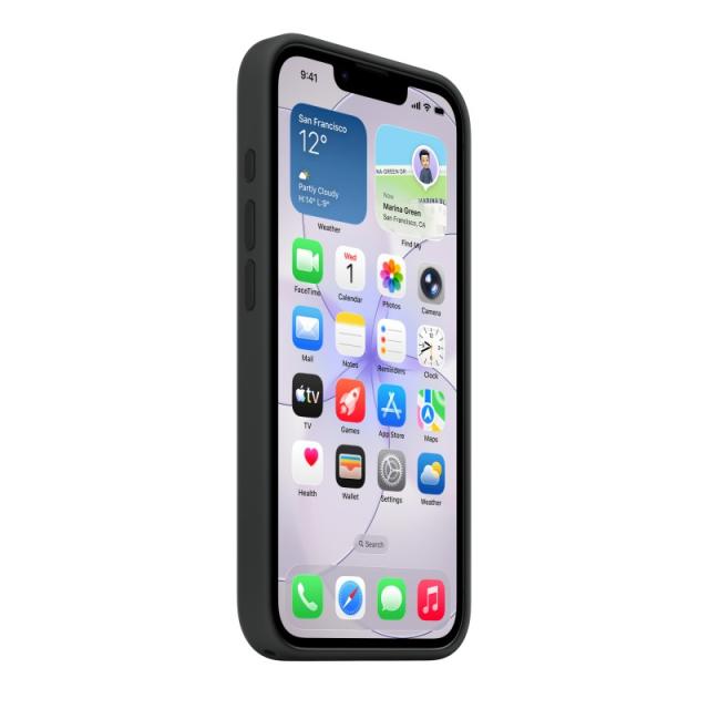 Apple - Funda de silicona con MagSafe para el iPhone 17e - Negro