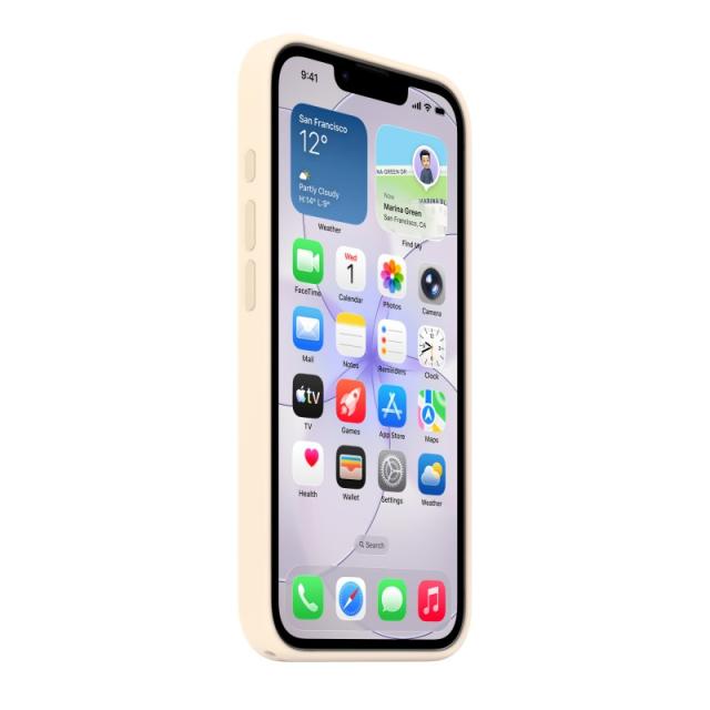 Apple - Funda de silicona con MagSafe para el iPhone 17e - Vainilla