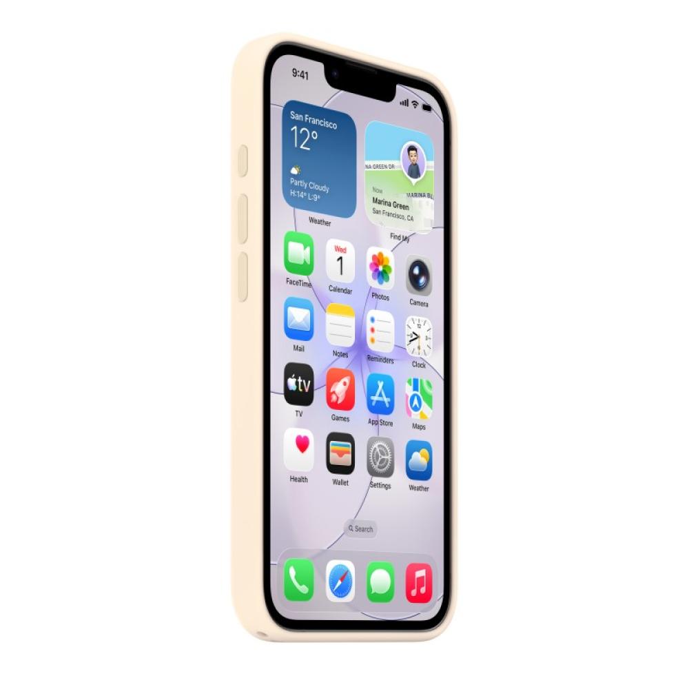 Apple - Funda de silicona con MagSafe para el iPhone 17e - Vainilla