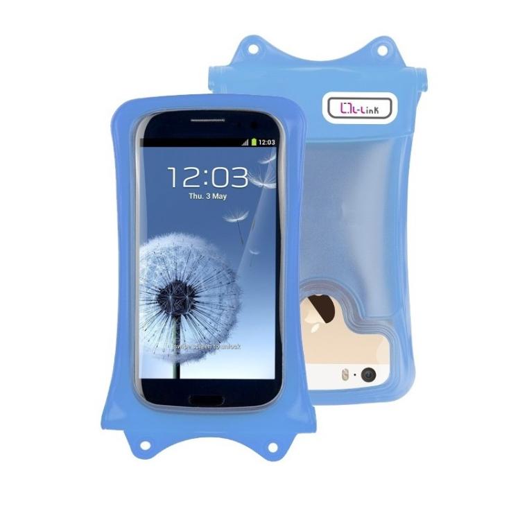 L-Link - LL-AM-107 funda para teléfono móvil 12,2 cm (4.8") Funda de protección Azul, Transparente