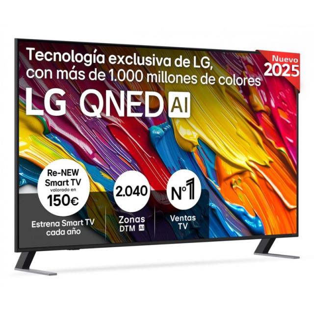 LG - QNED AI 65QNED84A6C 165,1 cm (65") 4K Ultra HD Smart TV Wifi Negro