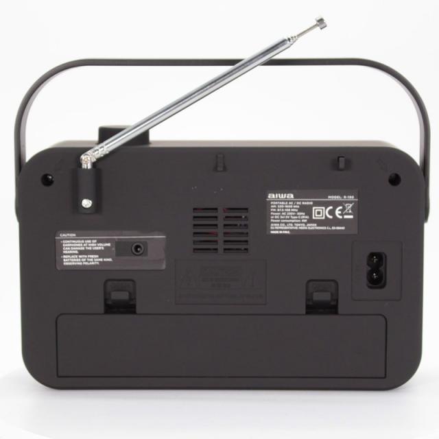 Aiwa - R-190RD radio Portátil Analógica Negro, Rojo
