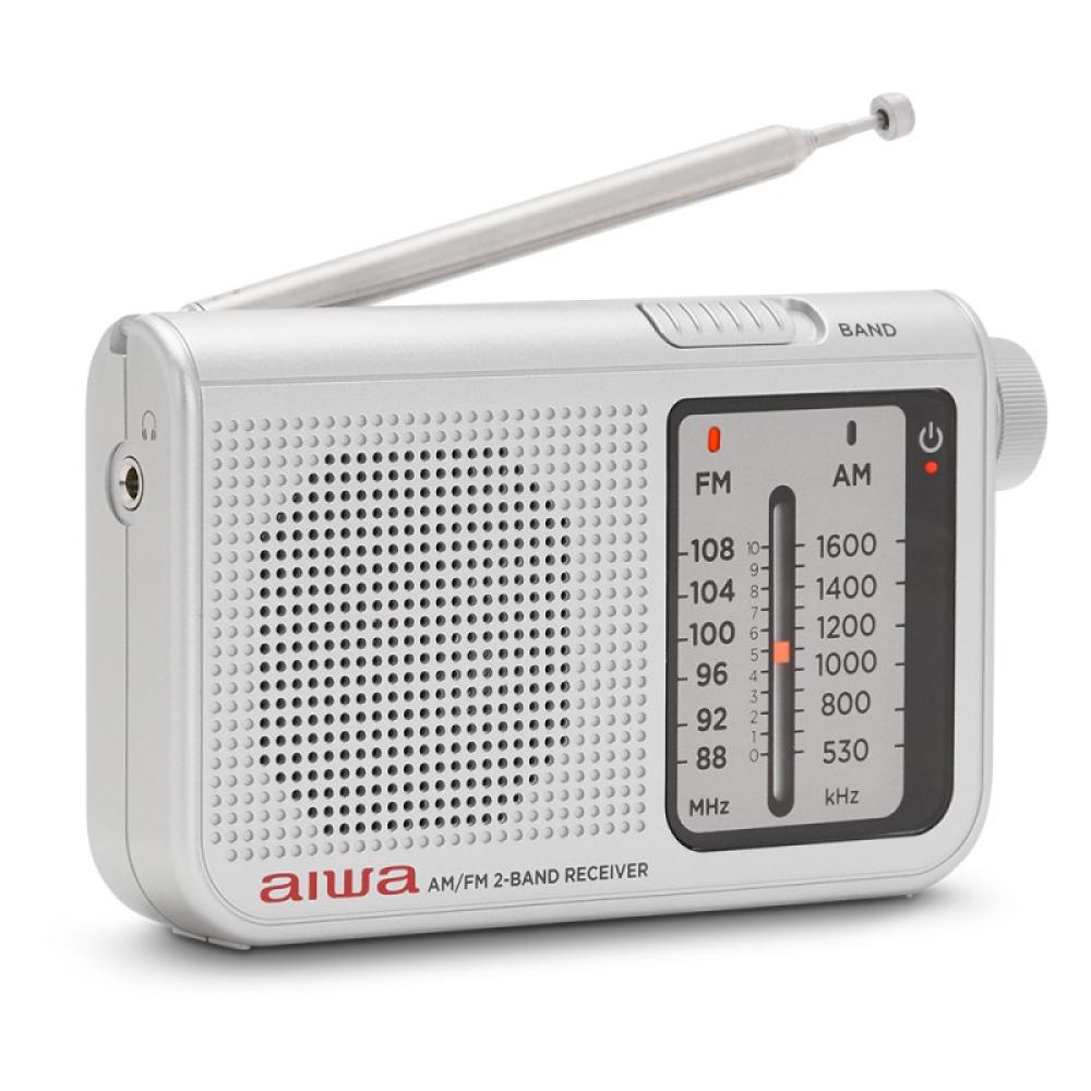 Aiwa - RS-55SL radio Personal Analógica Plata