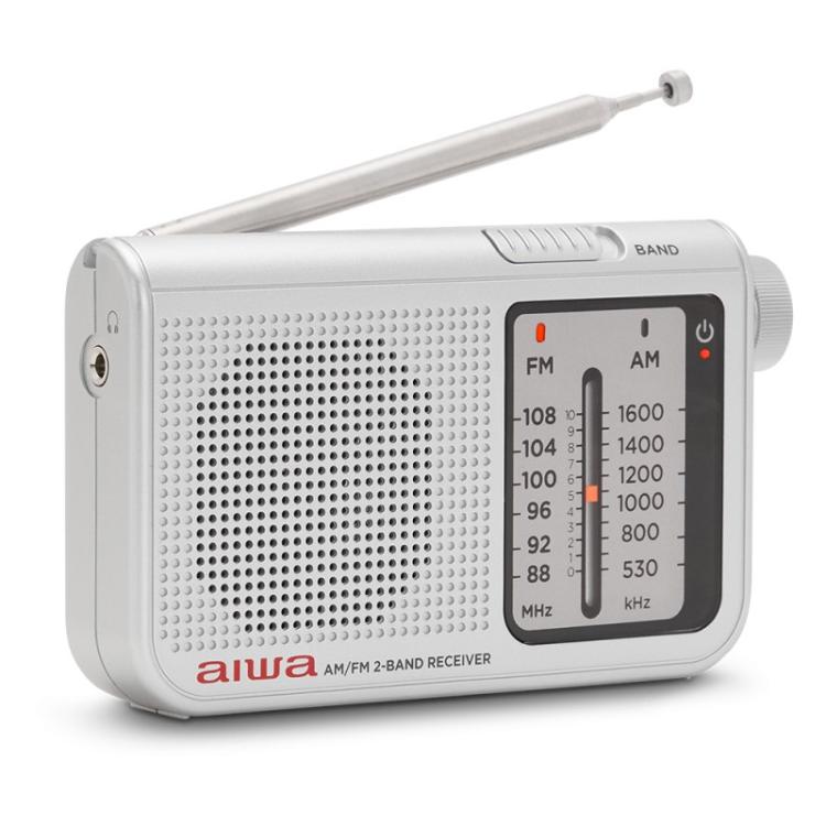 Aiwa - RS-55SL radio Personal Analógica Plata