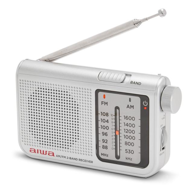 Aiwa - RS-55SL radio Personal Analógica Plata