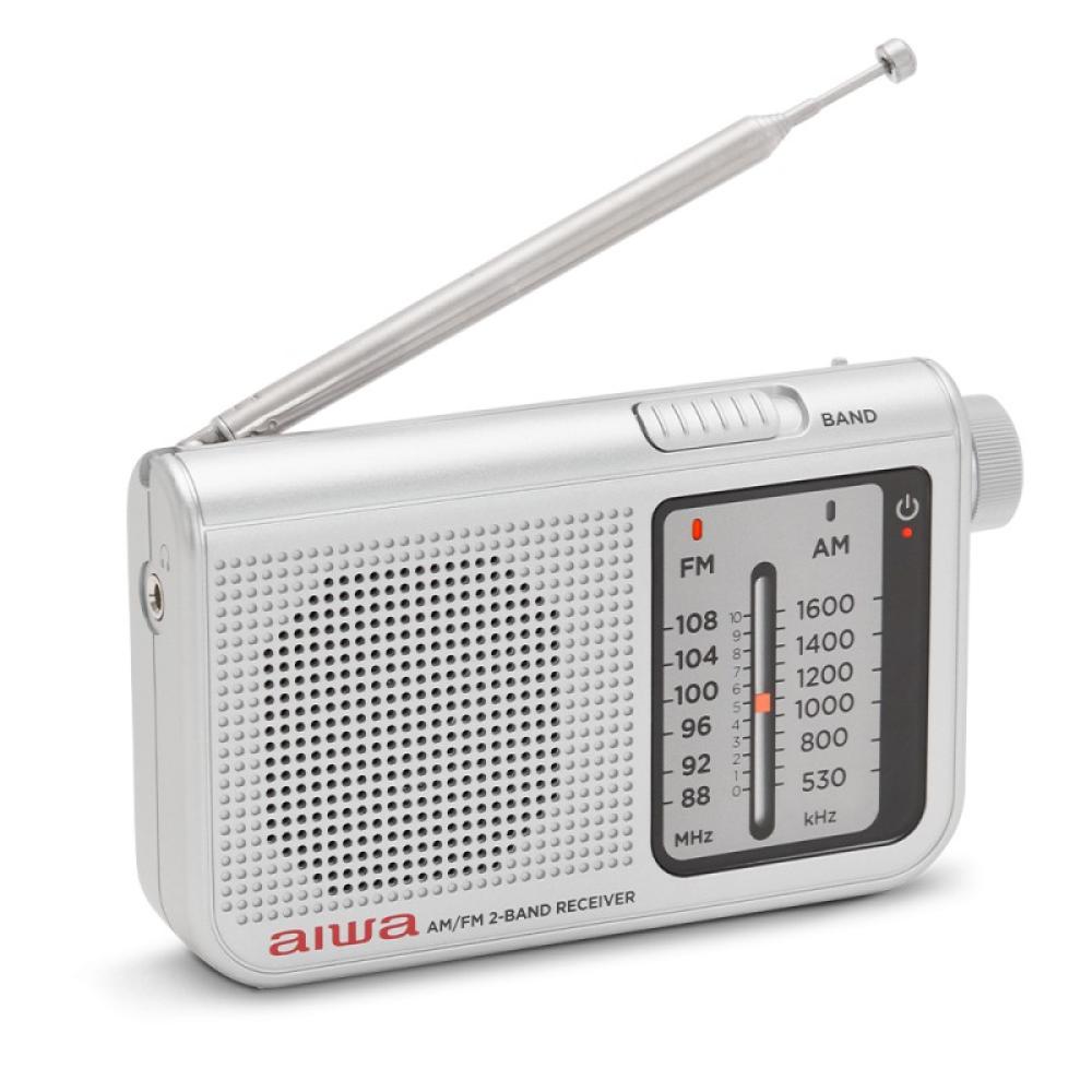 Aiwa - RS-55SL radio Personal Analógica Plata