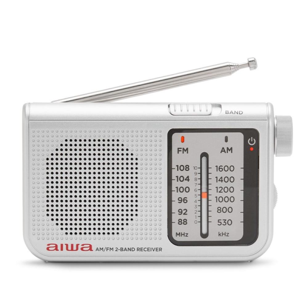 Aiwa - RS-55SL radio Personal Analógica Plata