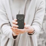 Sangean - DT-140 Portátil Digital Negro, Gris