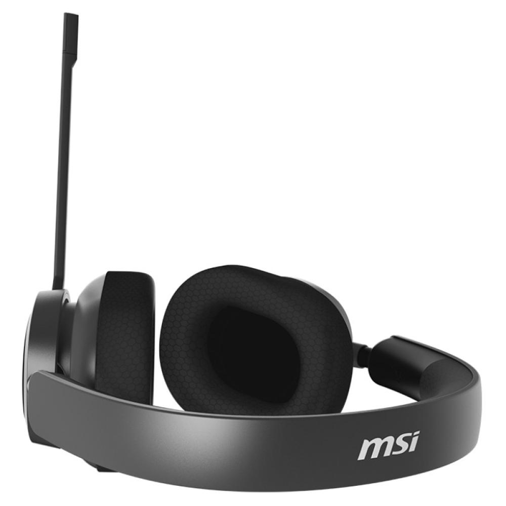 MSI - Maestro 300 Auriculares Alámbrico Diadema Juego USB Type-C / USB Type-A Negro