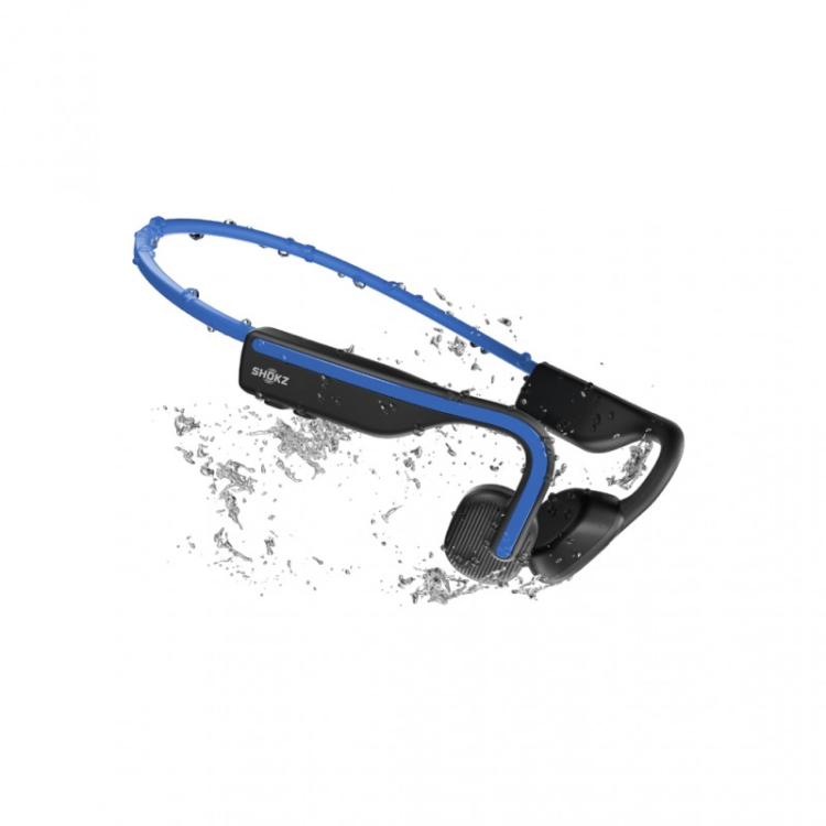 SHOKZ - OpenMove Auriculares Inalámbrico gancho de oreja Llamadas/Música USB Tipo C Bluetooth Azul