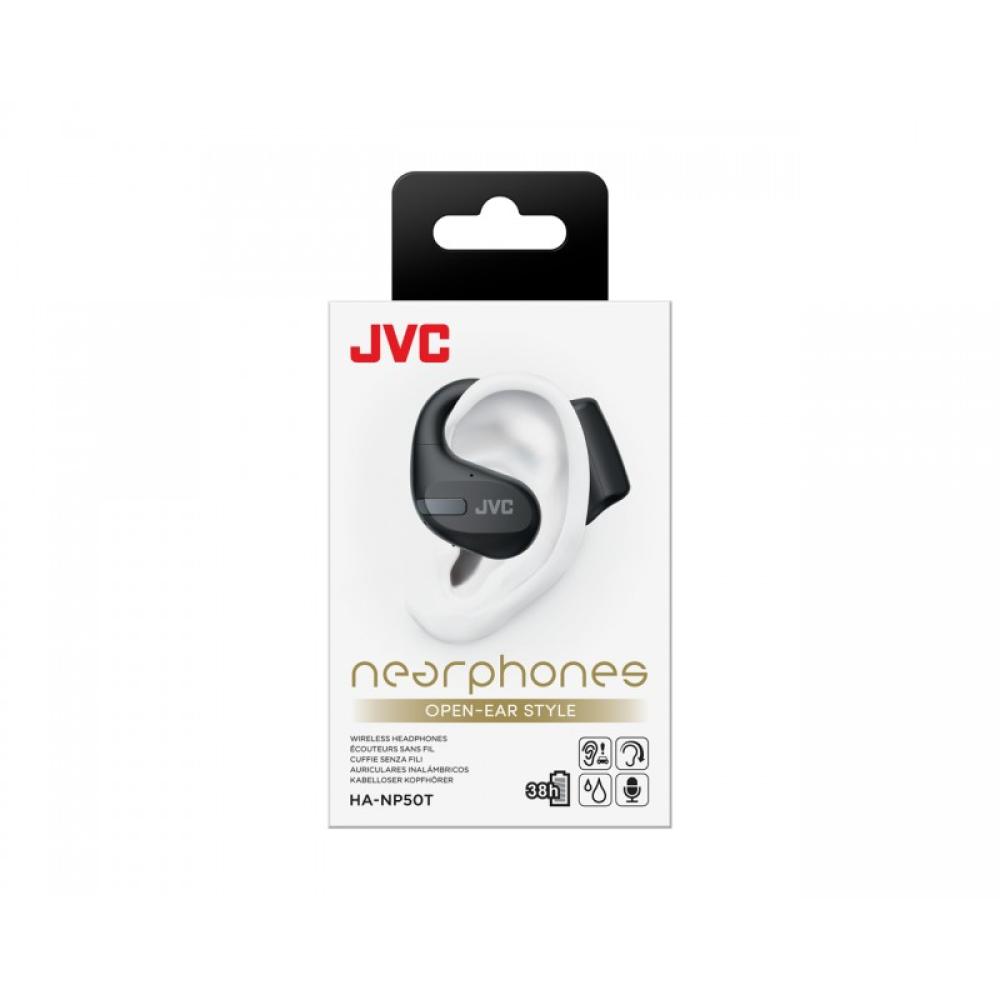 JVC - HA-NP50T Auriculares True Wireless Stereo (TWS) gancho de oreja, Dentro de oído Llamadas/Música Bluetooth Negro
