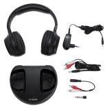 Aiwa - WHF-880 auricular y casco Auriculares Inalámbrico Diadema Música Base de carga Negro