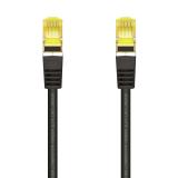 AISENS - Cable De Red Latiguillo RJ45 LSZH Cat.7 600 MHz S/FTP PIMF AWG26, Negro, 2.0 m