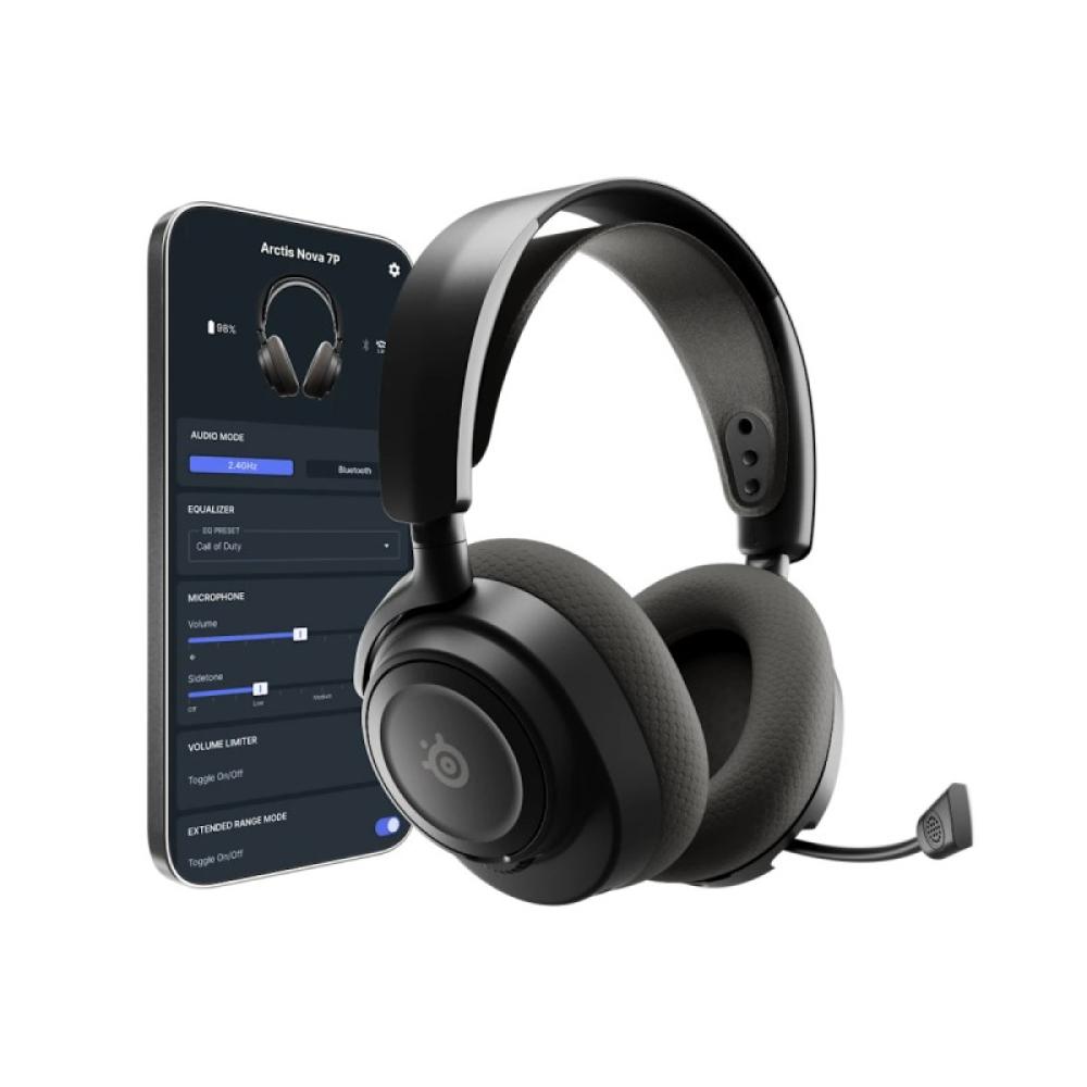 Steelseries - Arctis Nova 7P Wireless Gen 2 Auriculares Inalámbrico y alámbrico Diadema Juego USB Tipo C Bluetooth Negro
