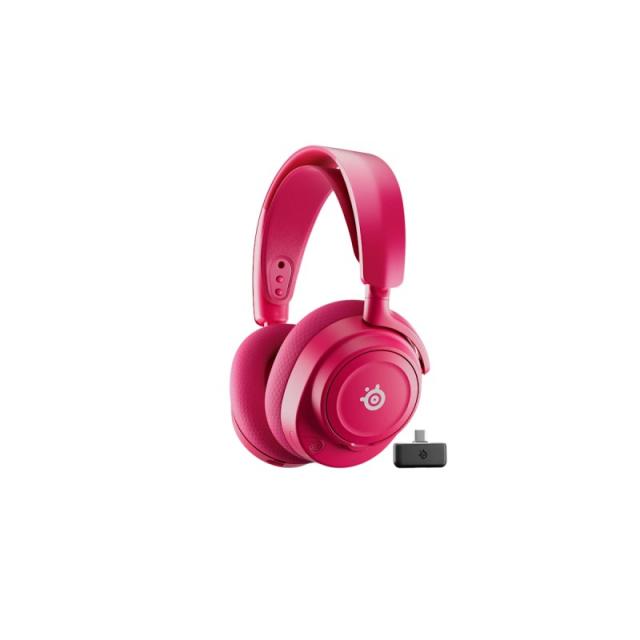 Steelseries - Arctis Nova 7P Wireless Gen 2 Auriculares Inalámbrico y alámbrico Diadema Juego USB Tipo C Bluetooth Magenta