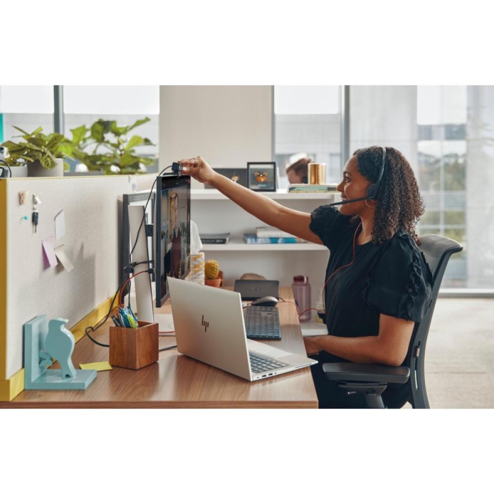 HP Poly - Auriculares Poly Blackwire 3215 monaural USB-C + conector de 3,5 mm + adaptador USB-C/A (paquete)