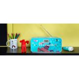 Muse - M-29KB sistema estéreo portátil Digital 1 W FM, MW, PLL Multicolor Reproducción MP3