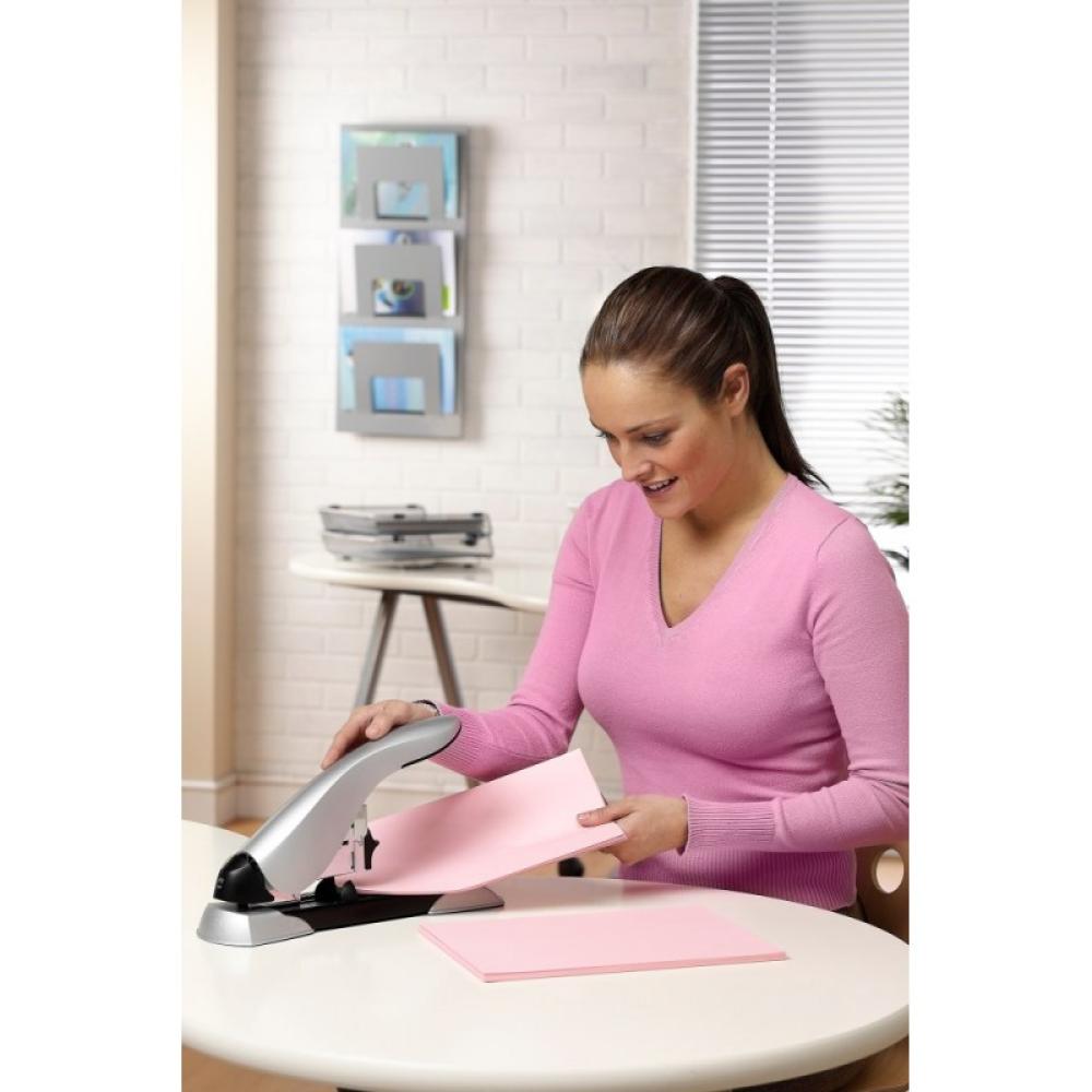 Rexel - Grapadora Gladiator uso intensivo plateada/negra