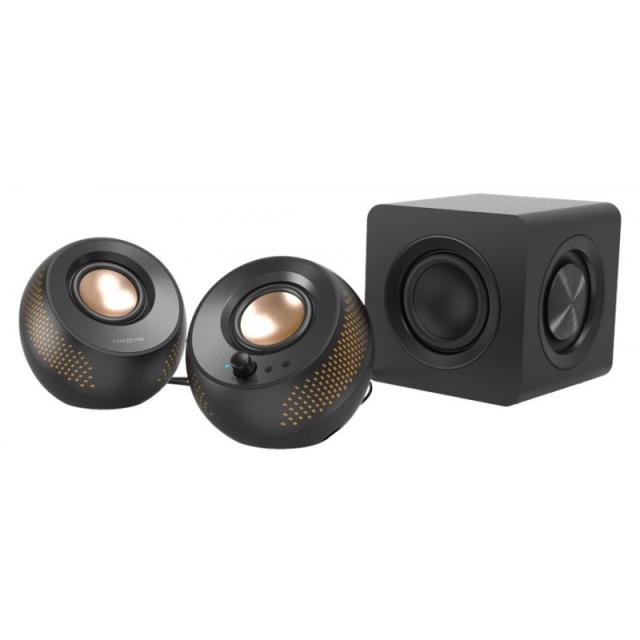 Creative Labs - Creative Pebble X Plus conjunto de altavoces 30 W Universal Negro 2.1 canales Bluetooth