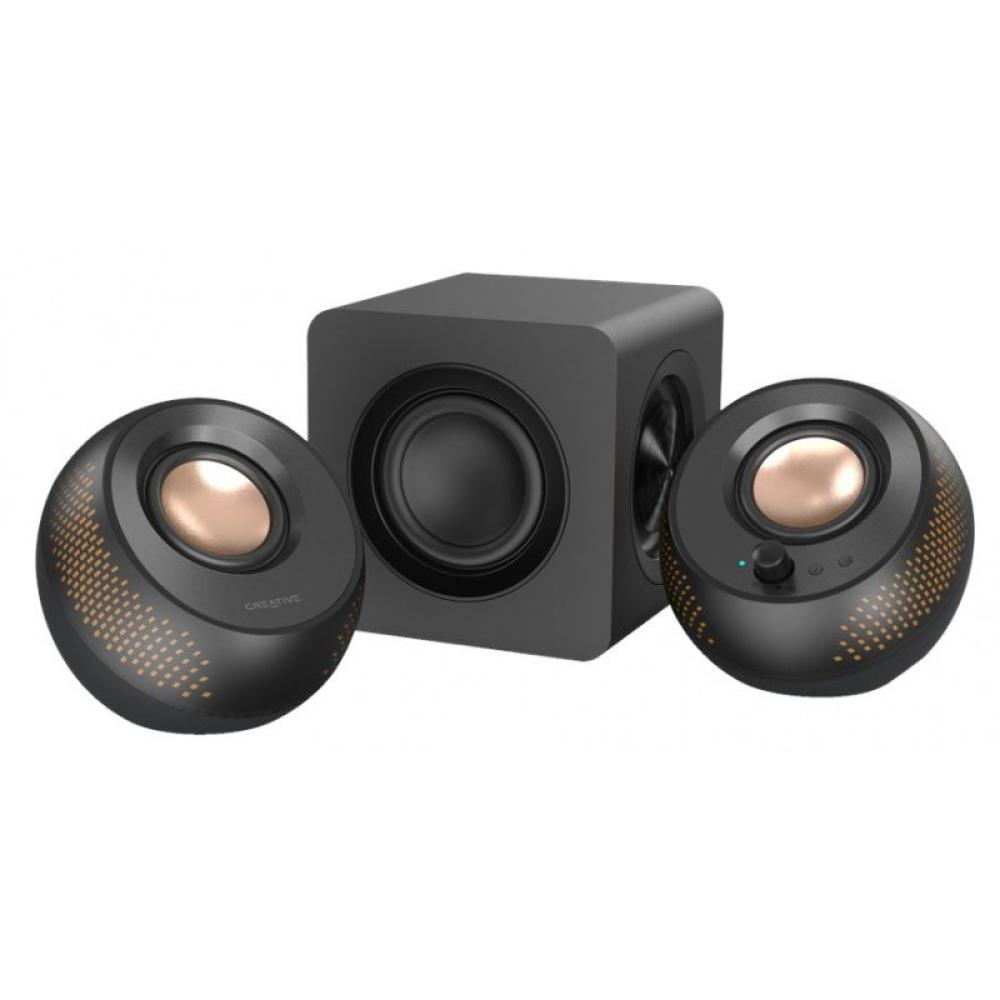 Creative Labs - Creative Pebble X Plus conjunto de altavoces 30 W Universal Negro 2.1 canales Bluetooth