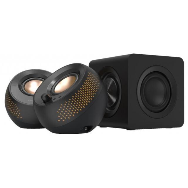Creative Labs - Creative Pebble X Plus conjunto de altavoces 30 W Universal Negro 2.1 canales Bluetooth