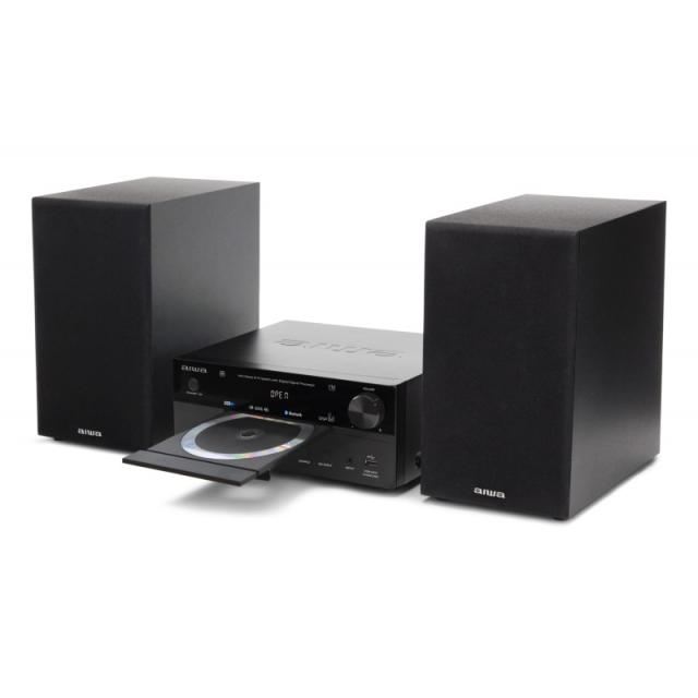 Aiwa - MSBTU-550 sistema de audio para el hogar Microcadena de música para uso doméstico 50 W Negro
