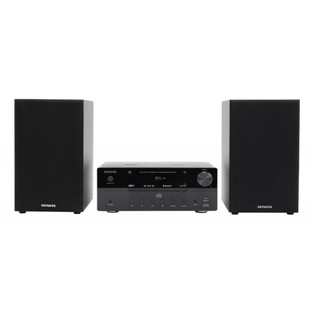 Aiwa - MSBTU-550 sistema de audio para el hogar Microcadena de música para uso doméstico 50 W Negro