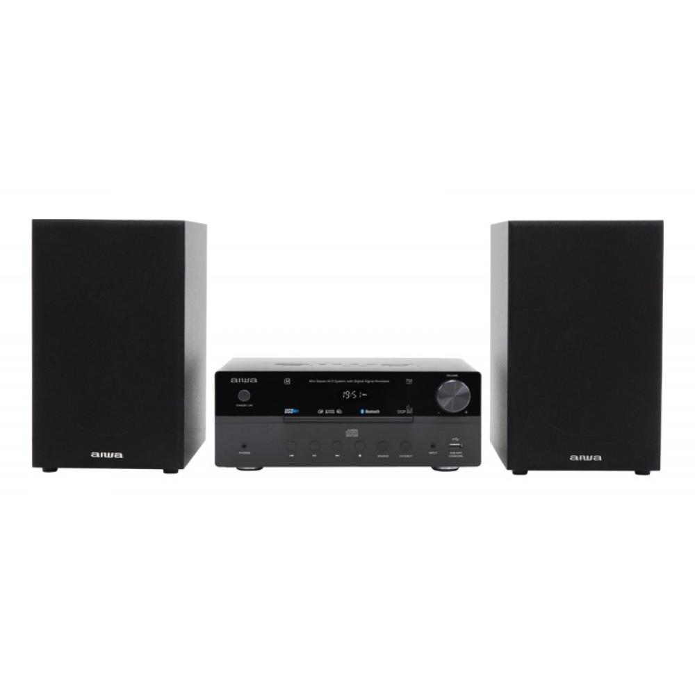 Aiwa - MSBTU-550 sistema de audio para el hogar Microcadena de música para uso doméstico 50 W Negro