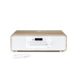 Thomson - MIC301IBT sistema de audio para el hogar Microcadena de música para uso doméstico 10 W Blanco, Madera