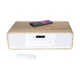 Thomson - MIC301IBT sistema de audio para el hogar Microcadena de música para uso doméstico 10 W Blanco, Madera