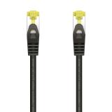 AISENS - Cable De Red Latiguillo RJ45 LSZH Cat.7 600 MHz S/FTP PIMF AWG26, Negro, 25 cm