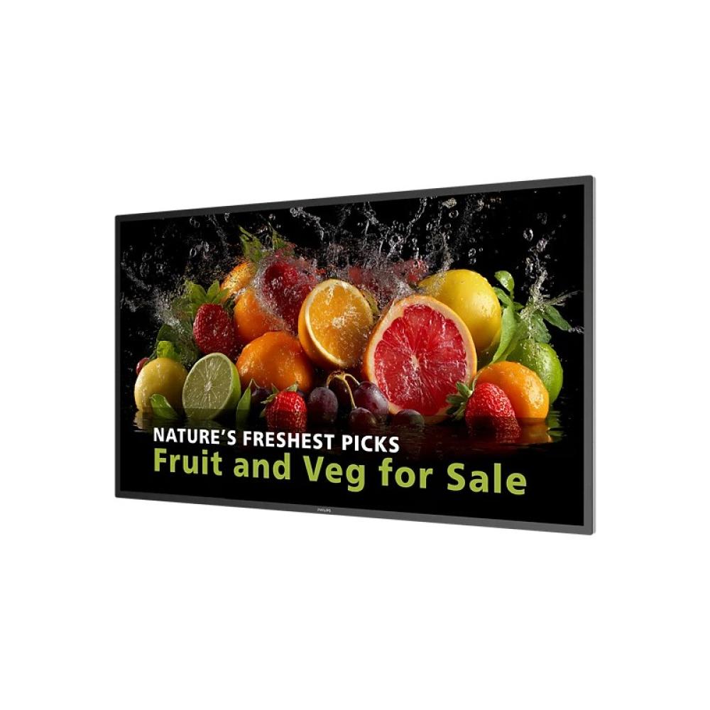 Philips - 5000 series 43BDL5050D Pantalla plana para señalización digital 108 cm (42.5") LCD Wifi 600 cd / m² 4K Ultra HD Negro