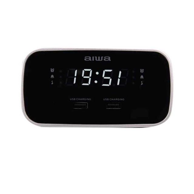 Aiwa - CRU-19BK despertador Reloj despertador digital Negro