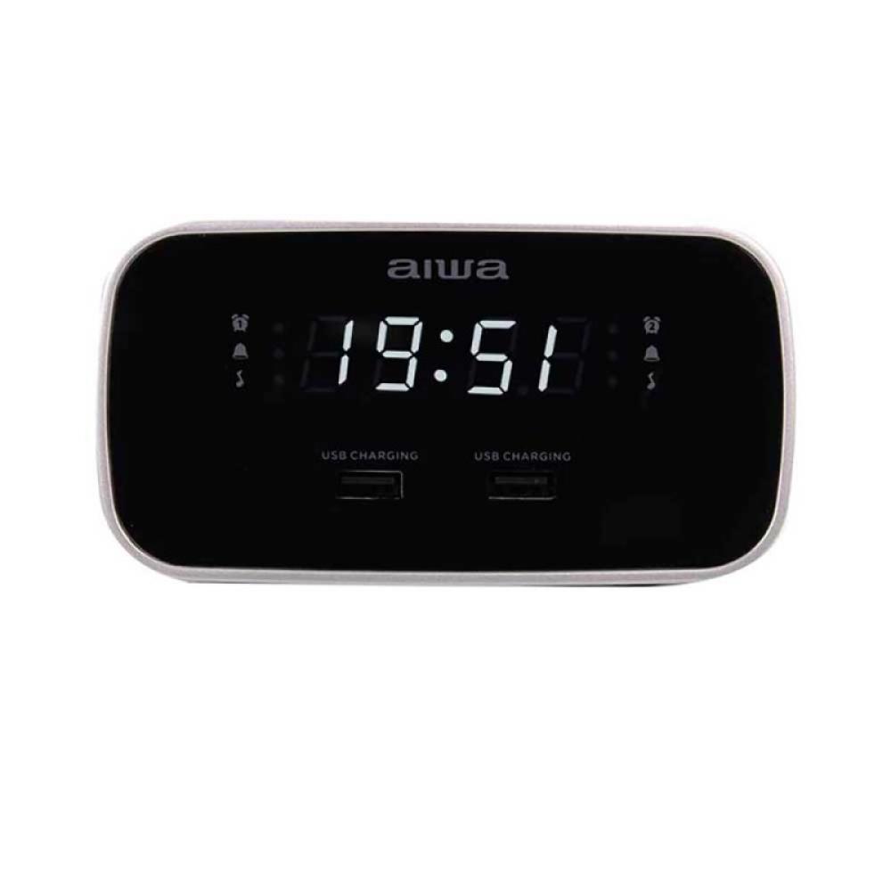 Aiwa - CRU-19BK despertador Reloj despertador digital Negro