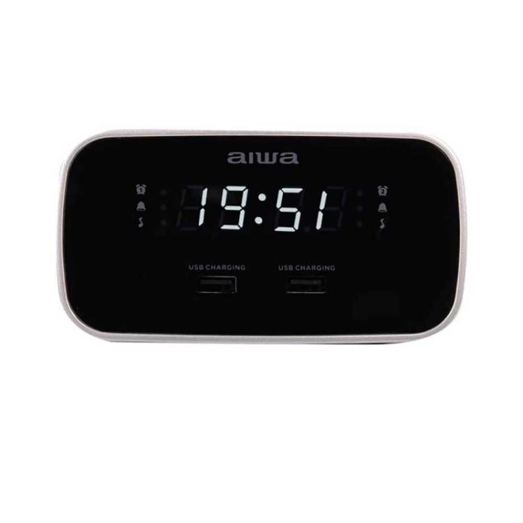 Aiwa - CRU-19BK despertador Reloj despertador digital Negro