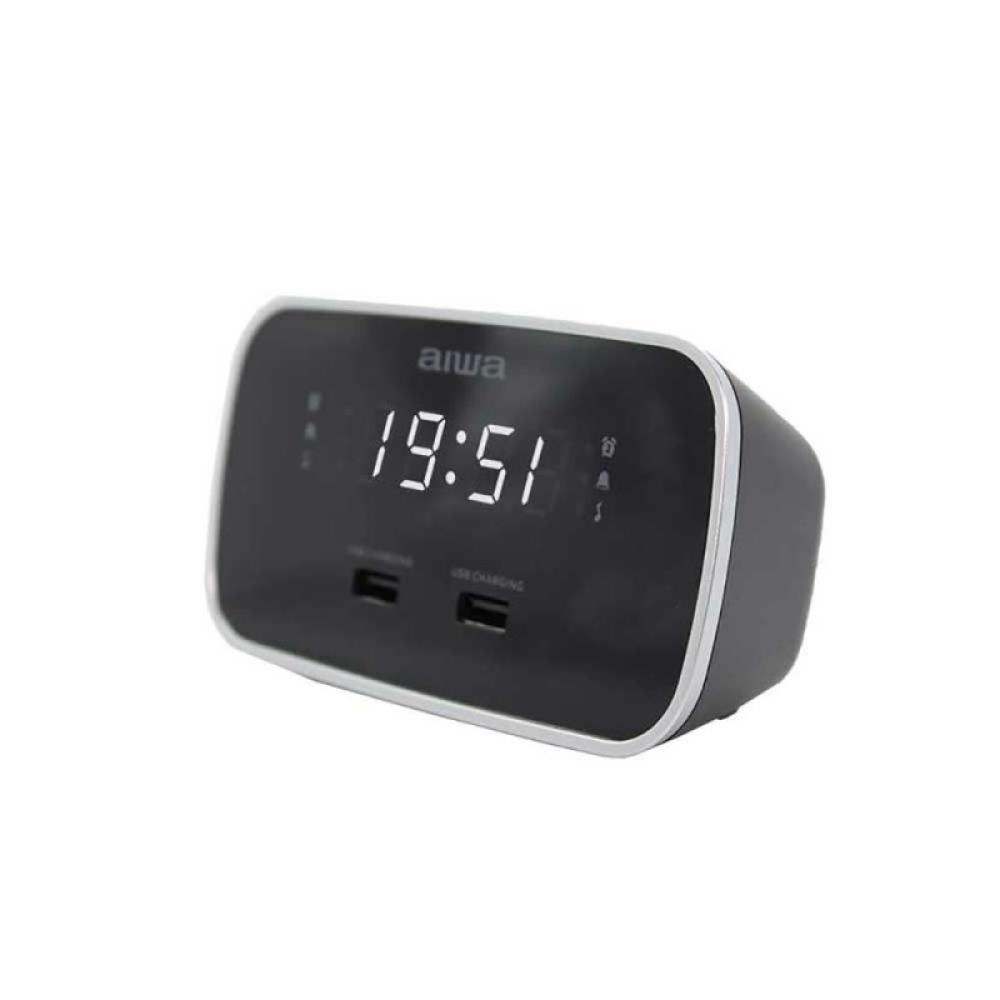 Aiwa - CRU-19BK despertador Reloj despertador digital Negro