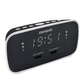 Aiwa - CRU-19BK despertador Reloj despertador digital Negro