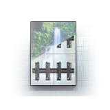 B-Tech - BT8390-100/B V2 accesorio para soporte de pantalla de señalización Raíl de montaje