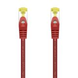 AISENS - Cable De Red Latiguillo RJ45 LSZH Cat.7 600 MHz S/FTP PIMF AWG26, Rojo, 0.5 m