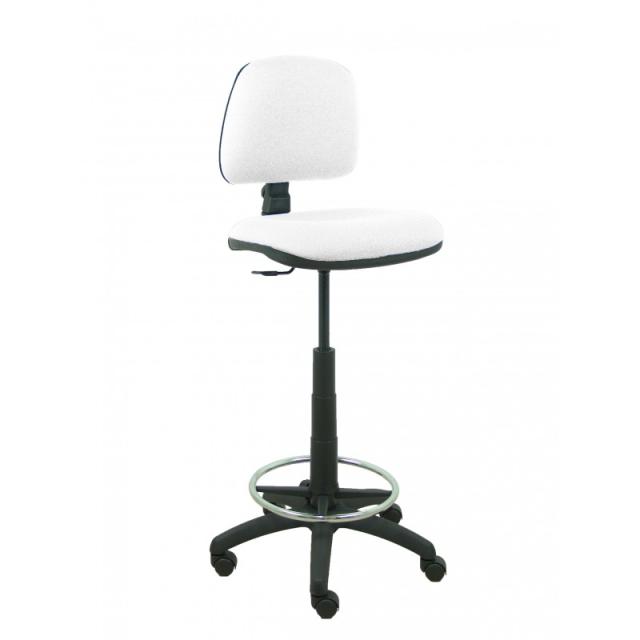 PIQUERAS Y CRESPO - Taburete Isso bali blanco contacto permanente