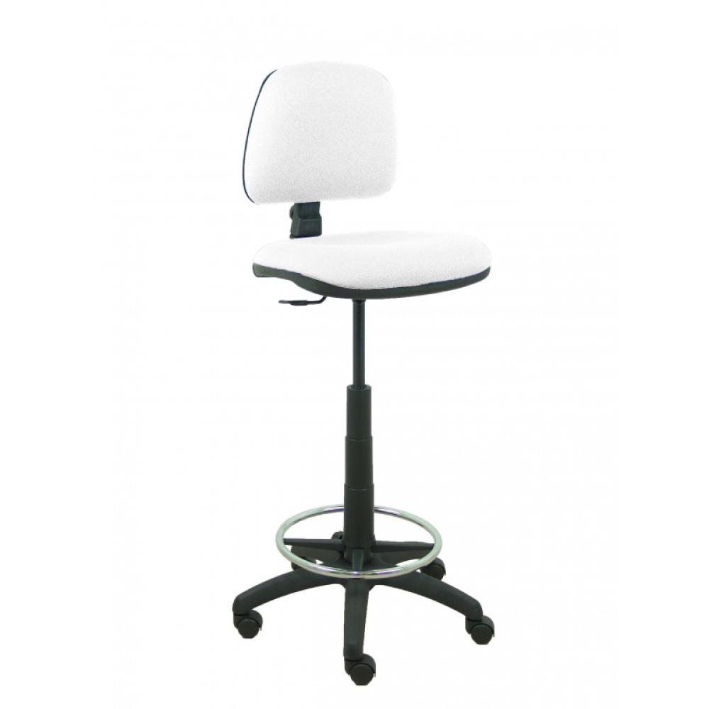 PIQUERAS Y CRESPO - Taburete Isso bali blanco contacto permanente