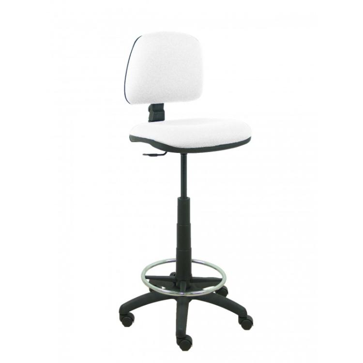 PIQUERAS Y CRESPO - Taburete Isso bali blanco contacto permanente