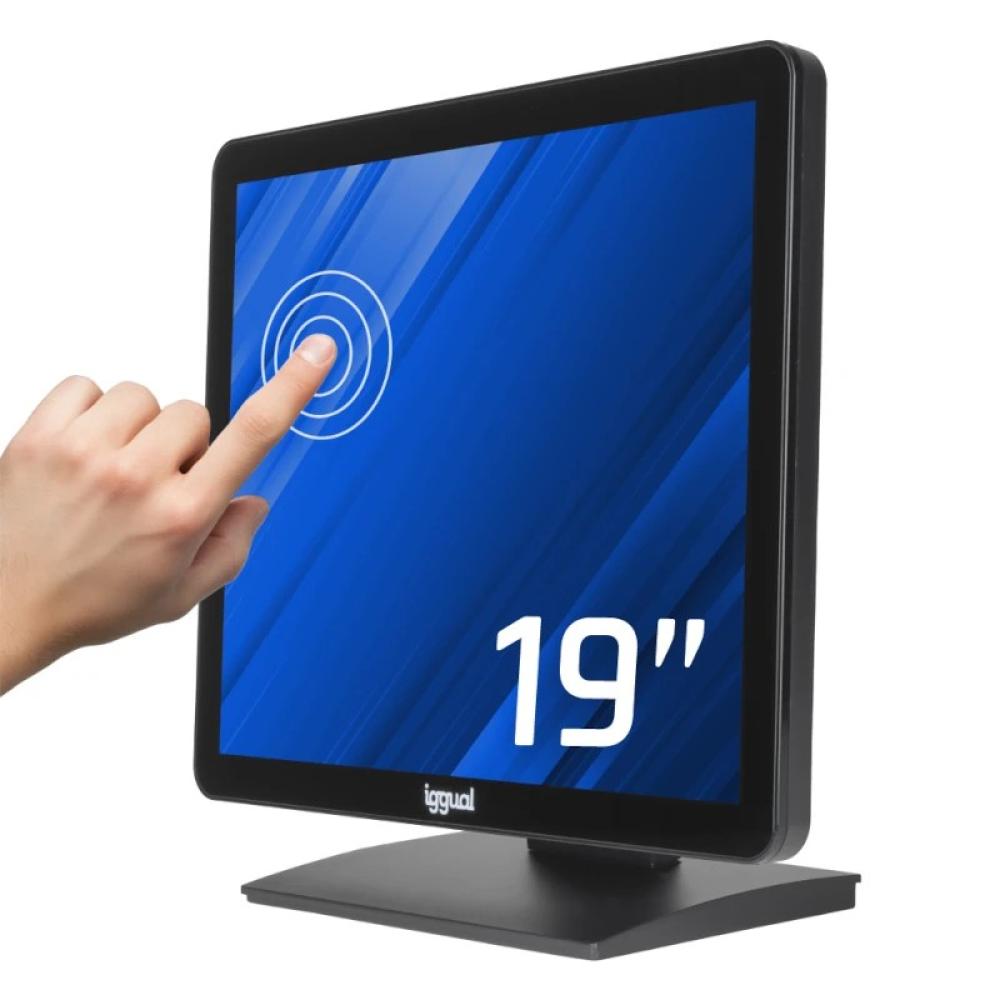 iggual - Monitor táctil capacitivo 19" VGA HDMI USB