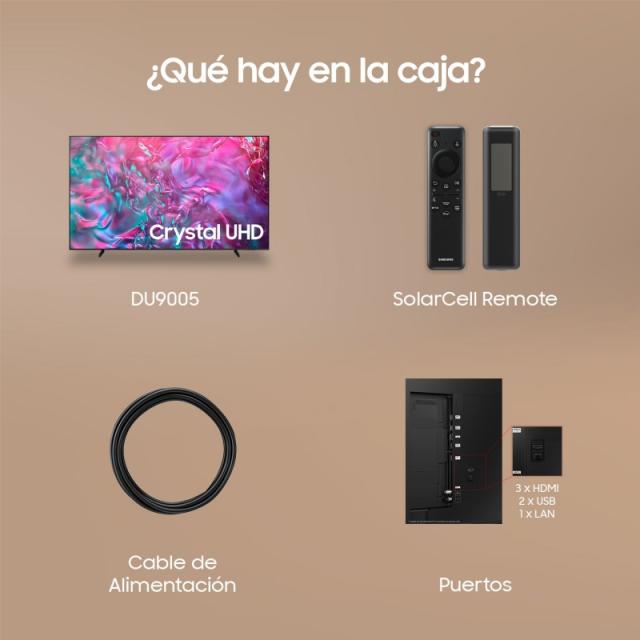 Samsung - TV DU9005 Crystal UHD 98” 4K Smart TV 2024
