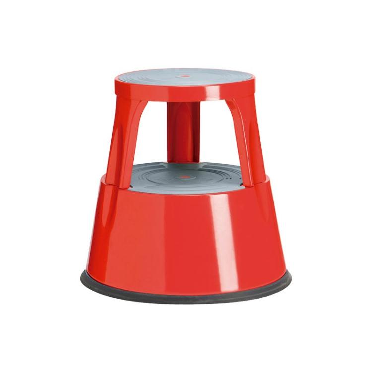 A - SERIES - TABURETE 2 PELDAÑOS MET. A-SERIES ROJO