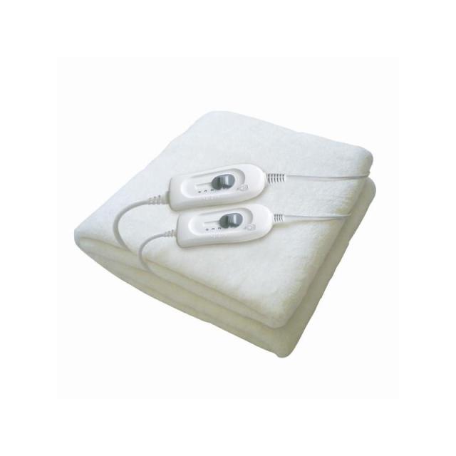 Haeger - UB-140.003A manta eléctrica y almohadilla 60 W Blanco Micropolar, Poliéster